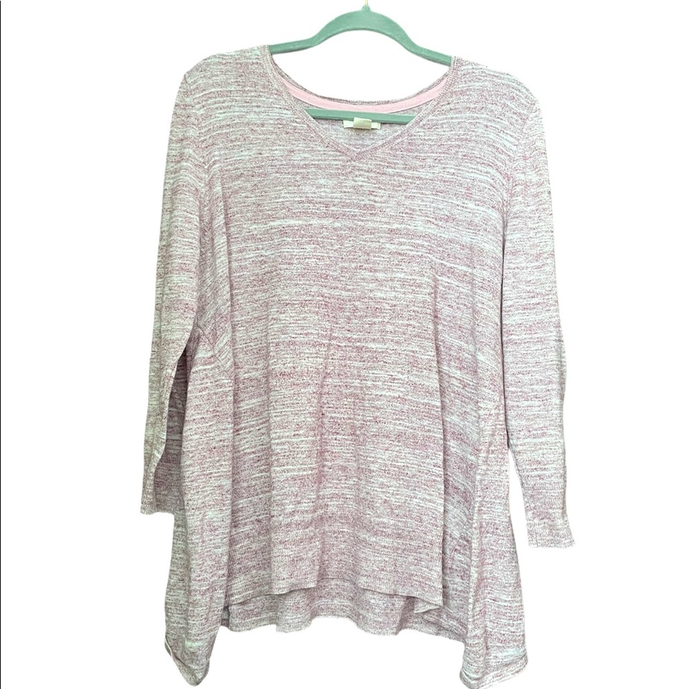 Style & co Marled V-Neck Sweater